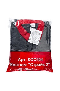 Костюм рабочий мужской летний "Страйк 2" Safe цвет серый/красный